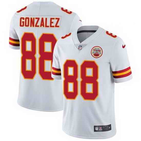 Nike Chiefs #88 Tony Gonzalez White Mens Stitched NFL Vapor Untouchable Limited Jersey